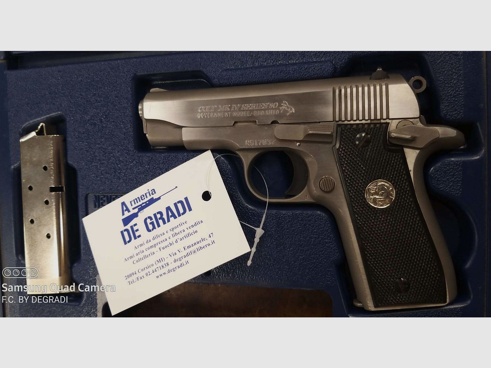 COLT GOVERNMENT MK IV KALIBER 380 AUTO, afbeelding 2 van 4