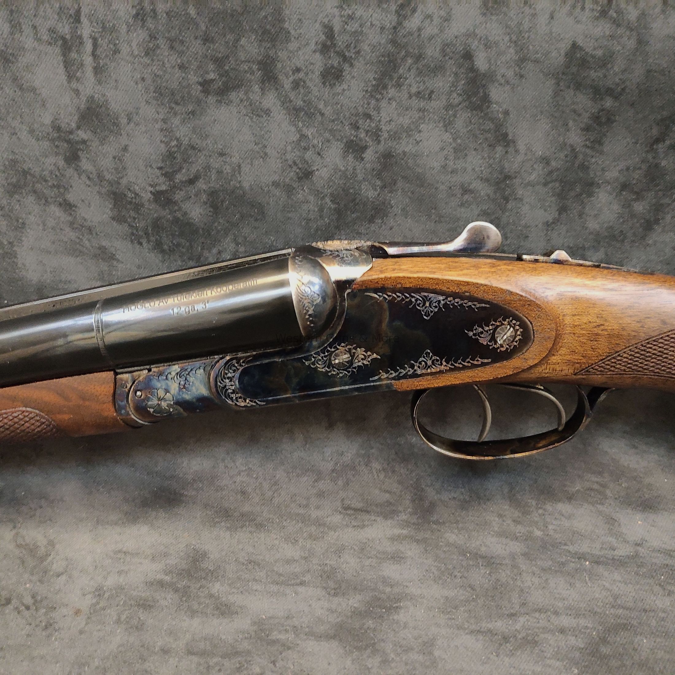 Huglu	 Huglu Kal.12/76  Mod. 201A Color Case "Coachgun" B2 Ware