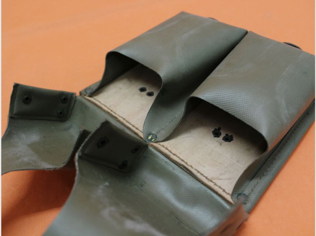 BUND SURPLUS Heckler&Koch HK G3: Magazine Pouch BUND (8465-12-120-8765) Layered Fabric Olive