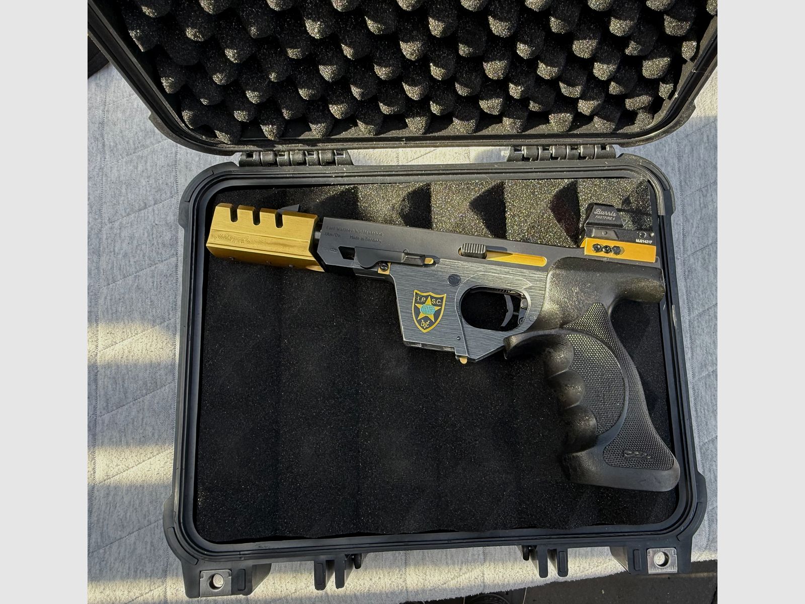 Walther GSP Expert .22lr very good condition, a lot of accessories Unique appearance with stock
