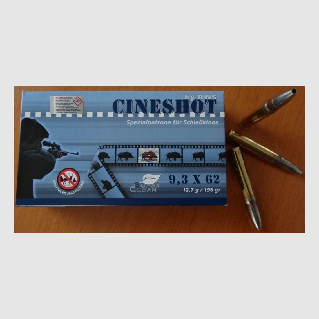 RWS Cineshot Patronen: 9,3x62, RWS Cineshot