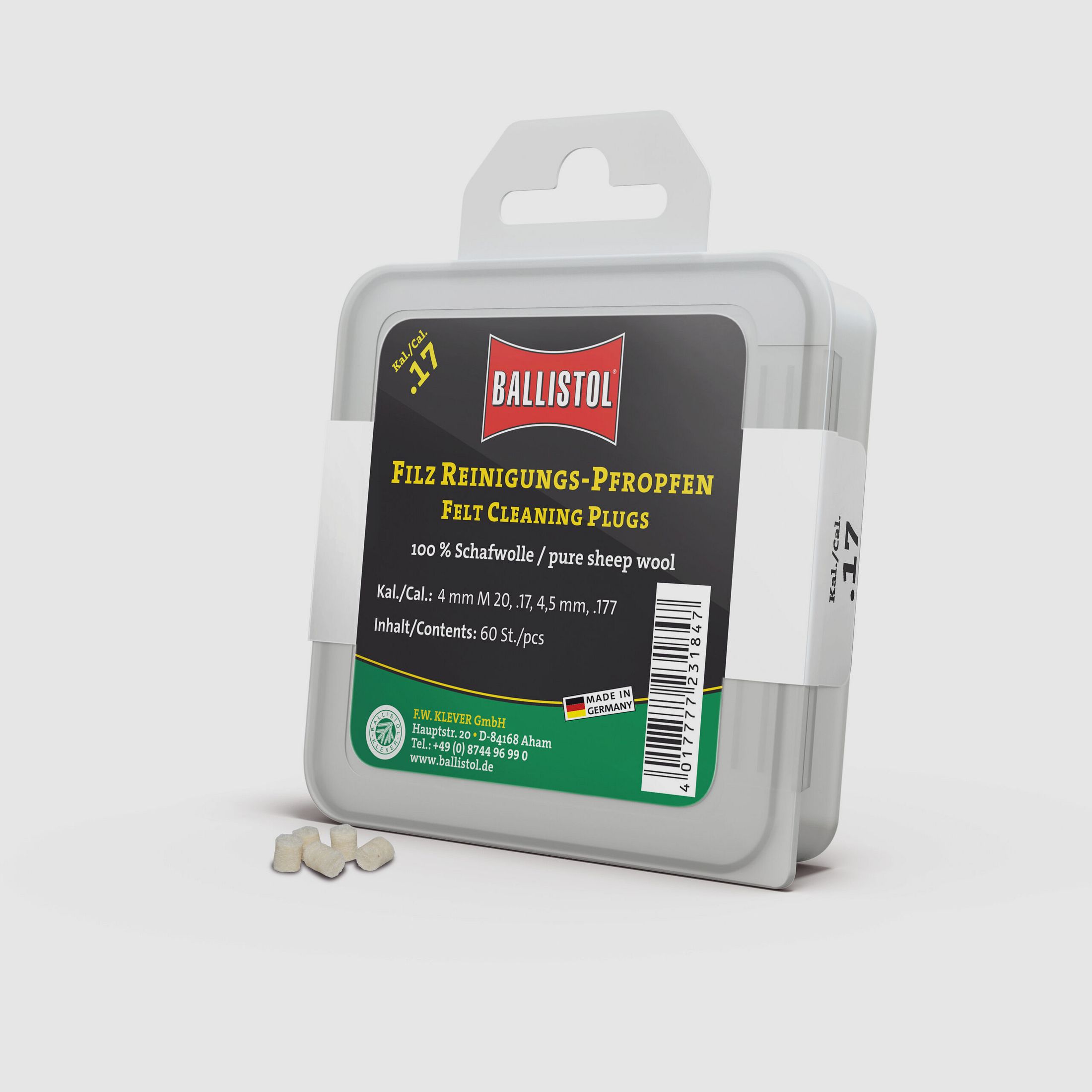 Ballistol Panni per Pulizia Aria Compressa 4,5 mm, immagine 1 di 3
