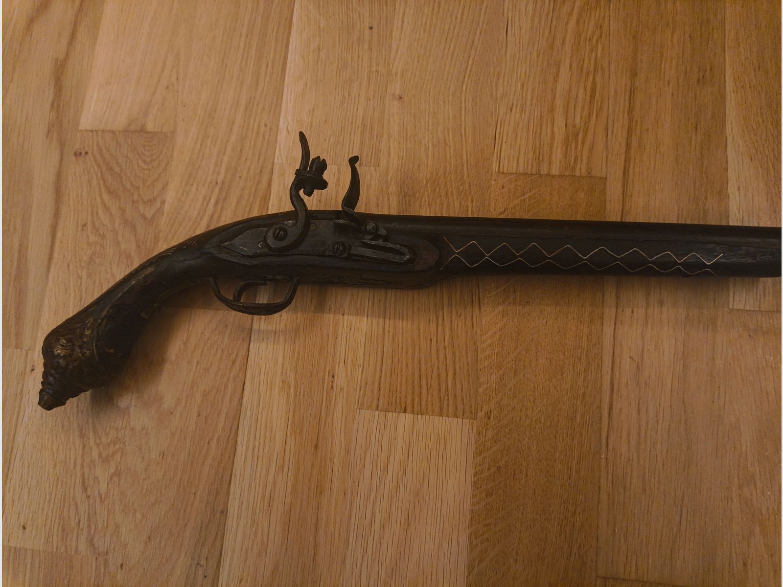 Steinschloss-Vorderlader-Pistole (Flintlock Pistol)