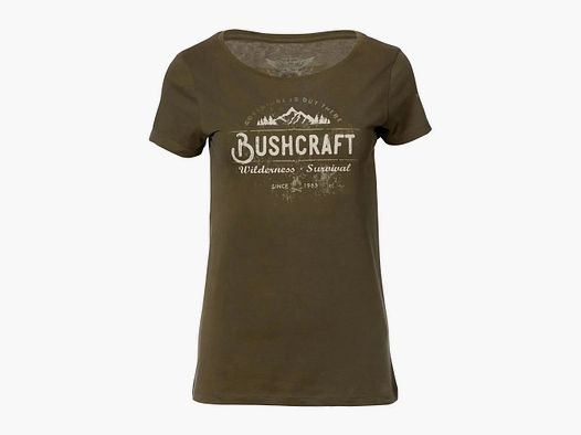 720gear 720gear T-Shirt Bushcraft Wilderness Survival leger vrouwen