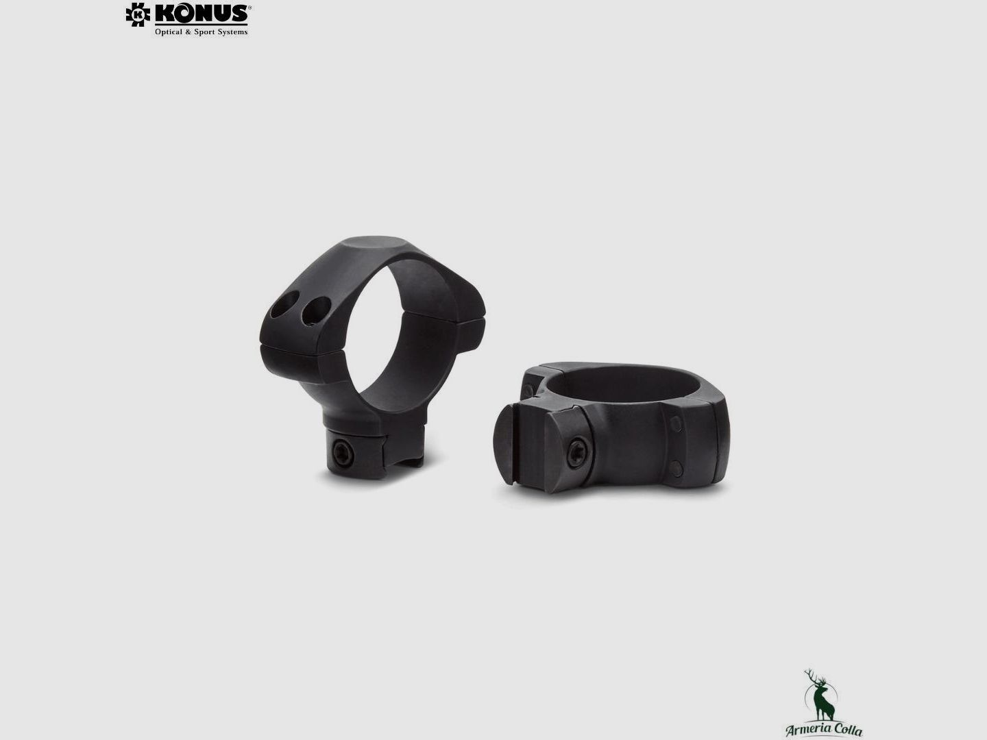 Konus Middelste Ringen van Staal 25,4 mm voor 11 mm Rail art. 7416, afbeelding 1 van 2