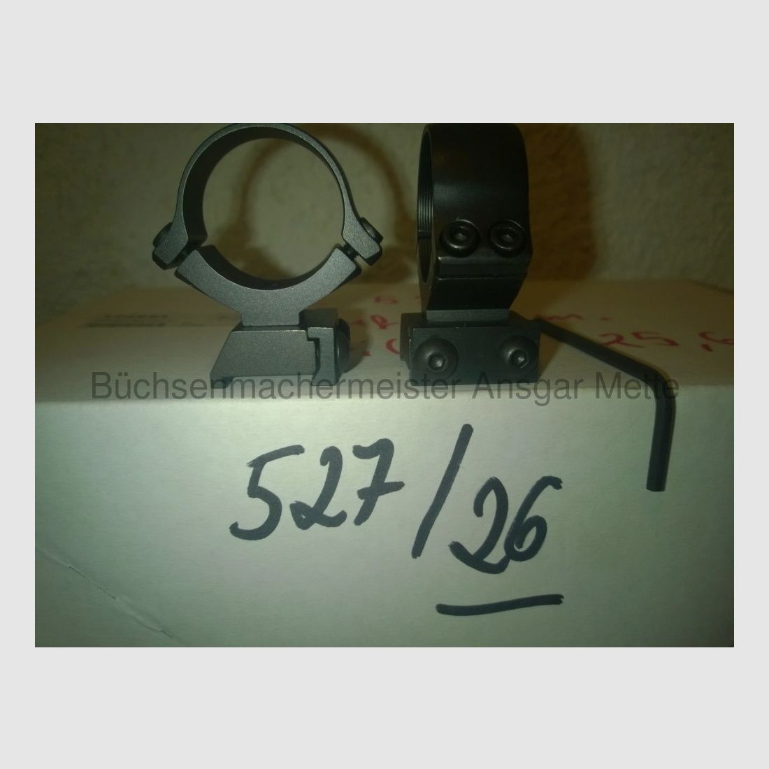 CZ steel assembly 26mm rings 527 Brunner Fox