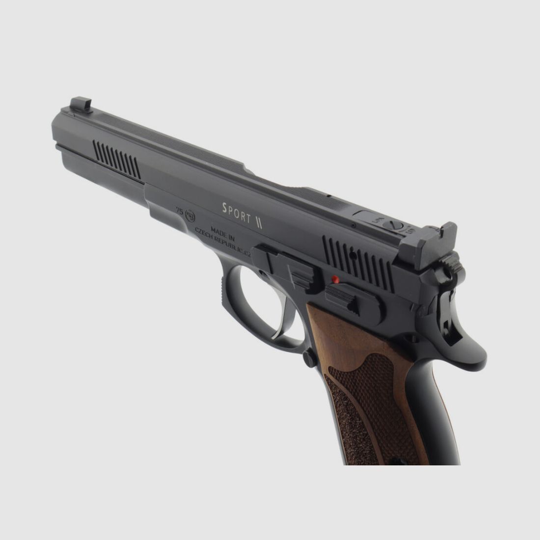 Waffen Oschatz Sport II SA 6" Longslide Matchpistole Nussbaum Matchgriff original von Waffen-Oschatz Stuttgart CZ75