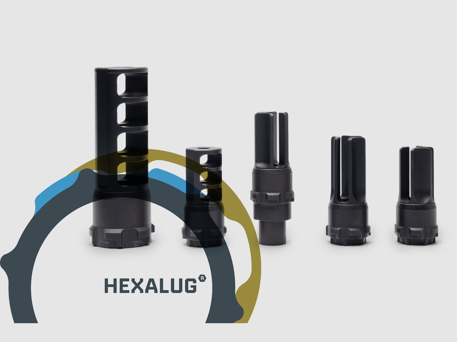 Freno di bocca Acheron Corp HexaLug L 7.62mm filettatura M18x1