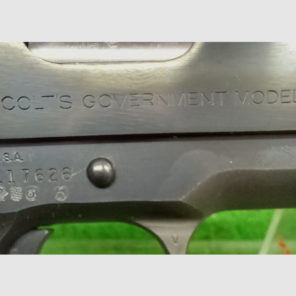 Pistolet Colt Government MK IV Série 70 Calibre 9mm Luger