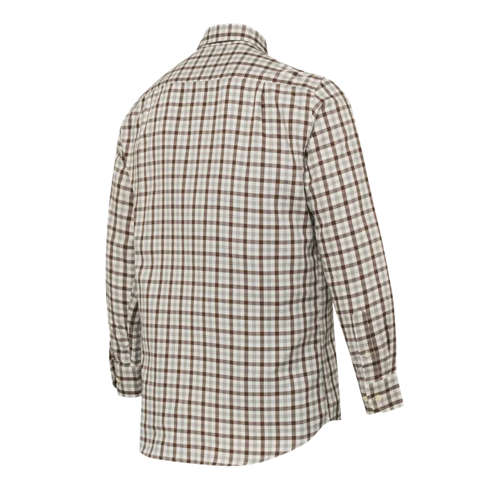 Beretta – Chemise Bryggen à carreaux gris marron, image 3 sur 5
