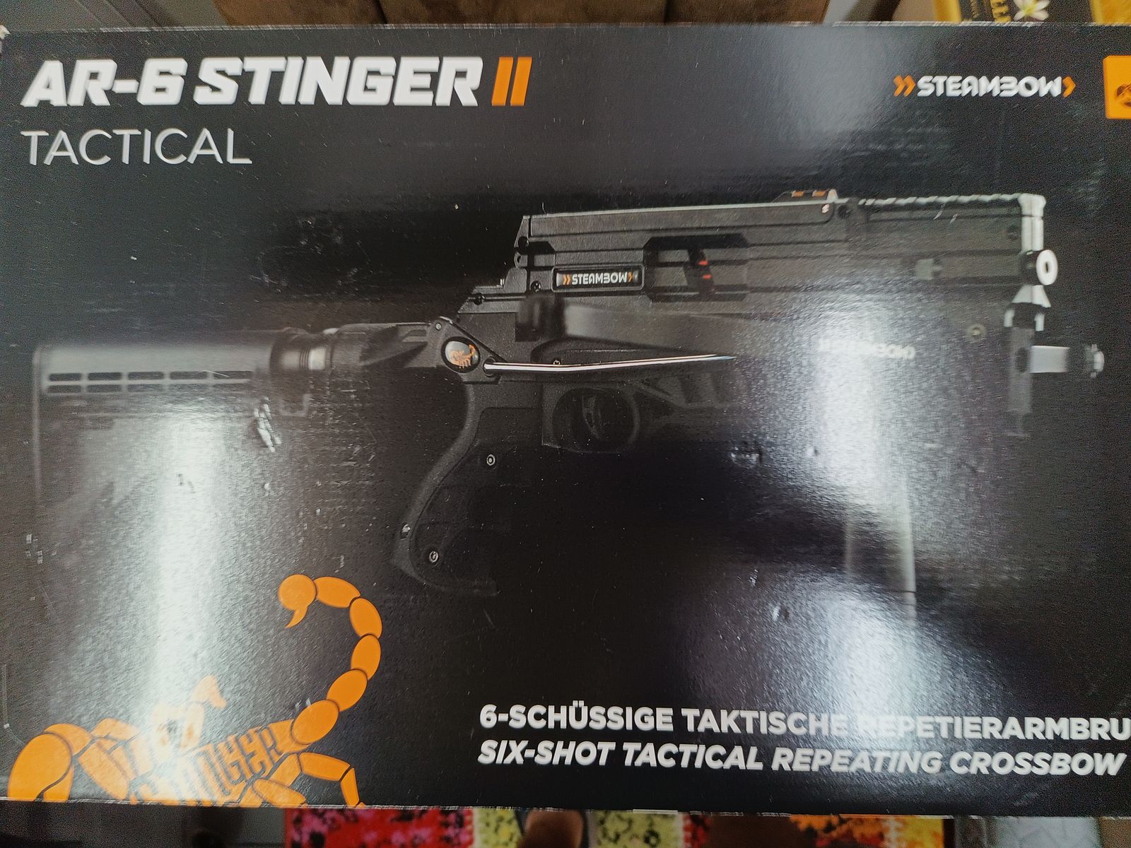 Steambow AR-6 Stinger II Ballesta Táctica (Embalaje Original)