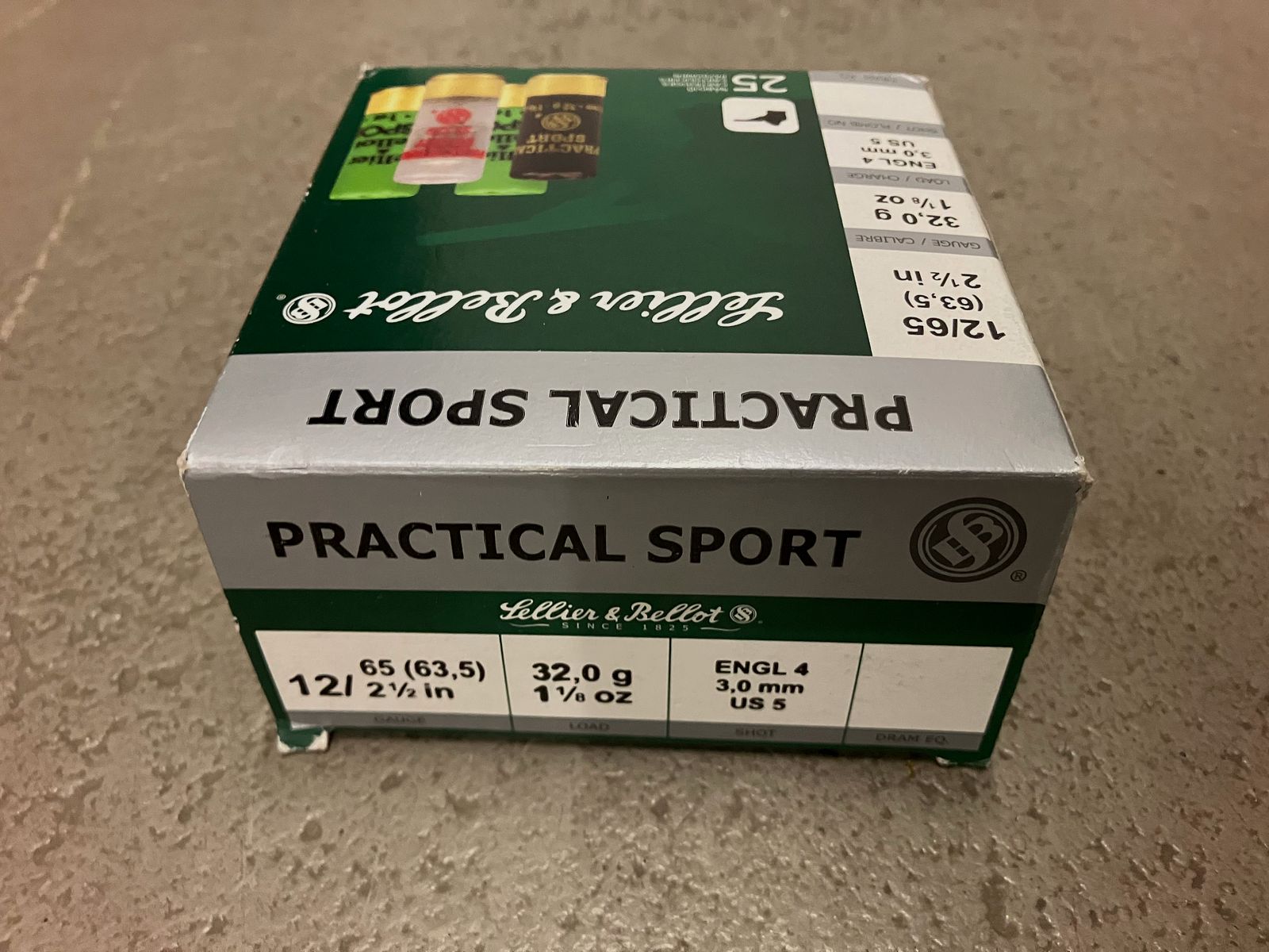 Schrotpatronen Sellier & Bellot 12/65 - drie verpakkingen