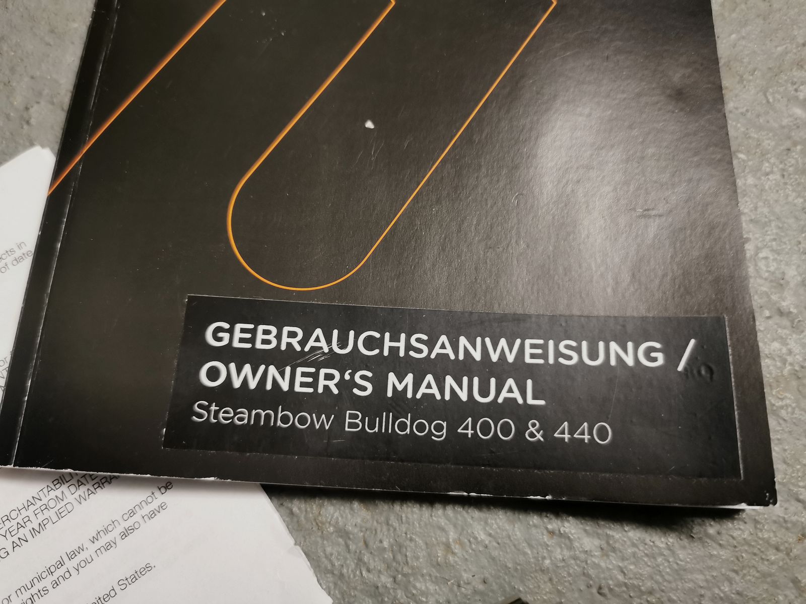 Steambow Bulldog 440 Excalibur Armbrust m. pneumatischem Spanner und viel Zubehör