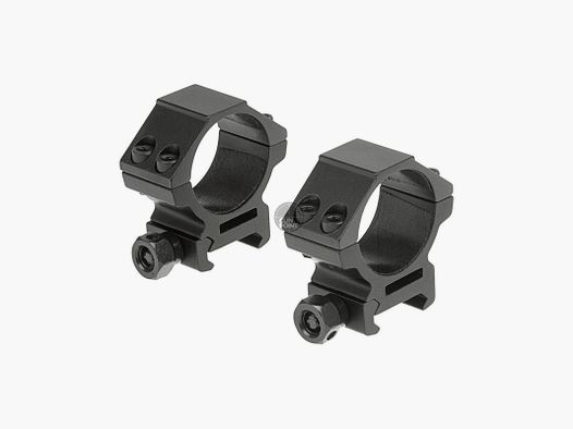 Leapers 30mm Mount Rings Low-Schwarz
