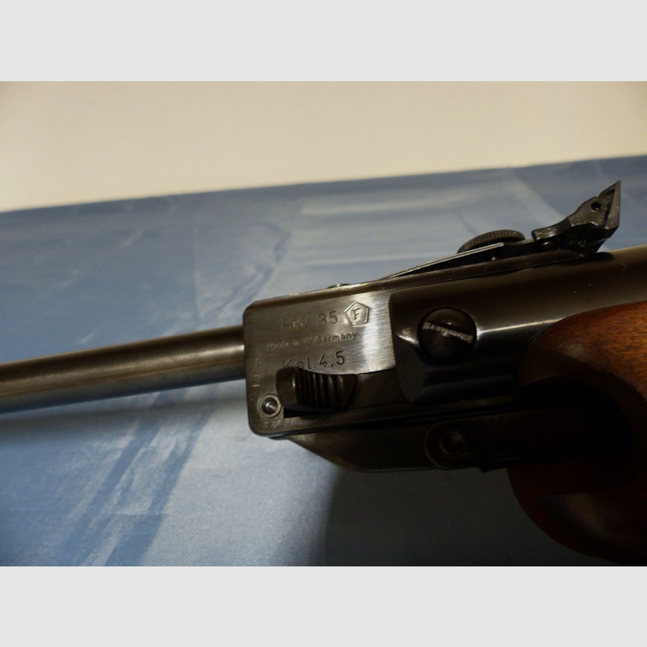 Persluchtgeweer luchtgeweer Weihrauch Mod. HW 35 met F en beveiliging vintage