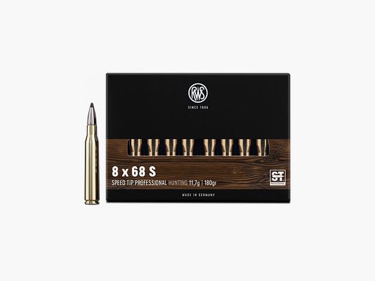 RWS 8X68S Speed Tip Professional 180grs