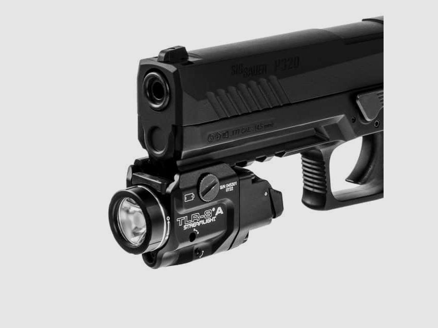 Streamlight TLR-8A Weapon Flashlight - 500 lumens, Red Laser, Bild 2 von 8