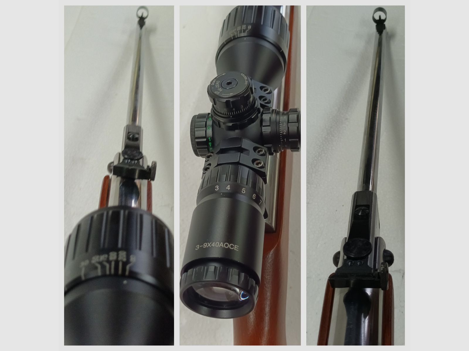 Weihrauch HW50 incl. scope 3-9x40 AOCE - PIEZA ÚNICA rifle de aire de alto brillo - TOP, imagen 4 de 5