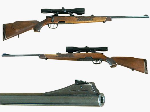 Repeater rifle Steyr-Mannlicher, caliber 7x64 with scope