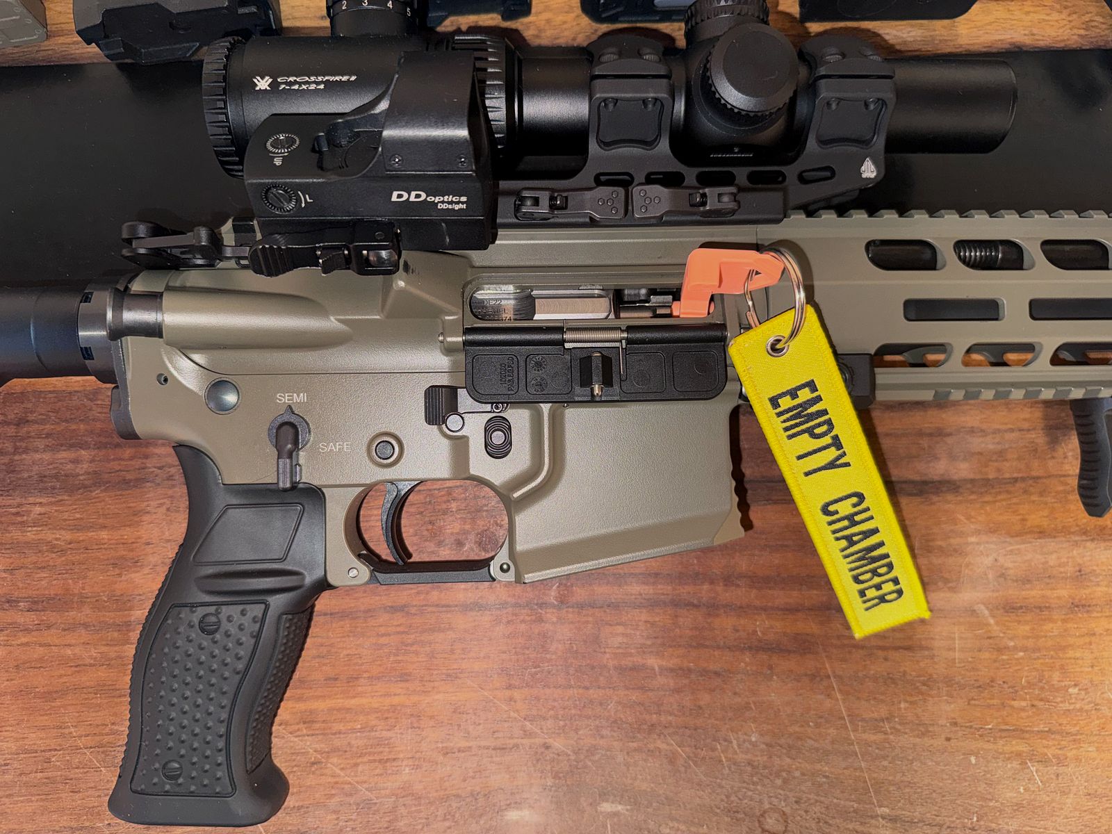 Haenel CR 223, 16,5" – match trigger – incl. scope + red dot + magazines + adjustable gas system + ATec muzzle brake