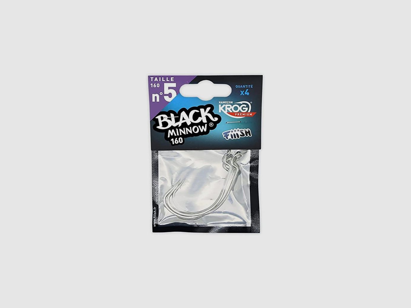 HAMECONS KROG FIIISH BLACK MINNOW N°5 160 BM210, immagine 1 di 2