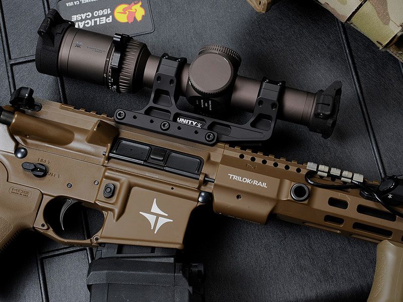 UNITY Tactical FAST LPVO Centreline 2.05" Montaggio a Blocco FDE, Diametro Anello 30 mm