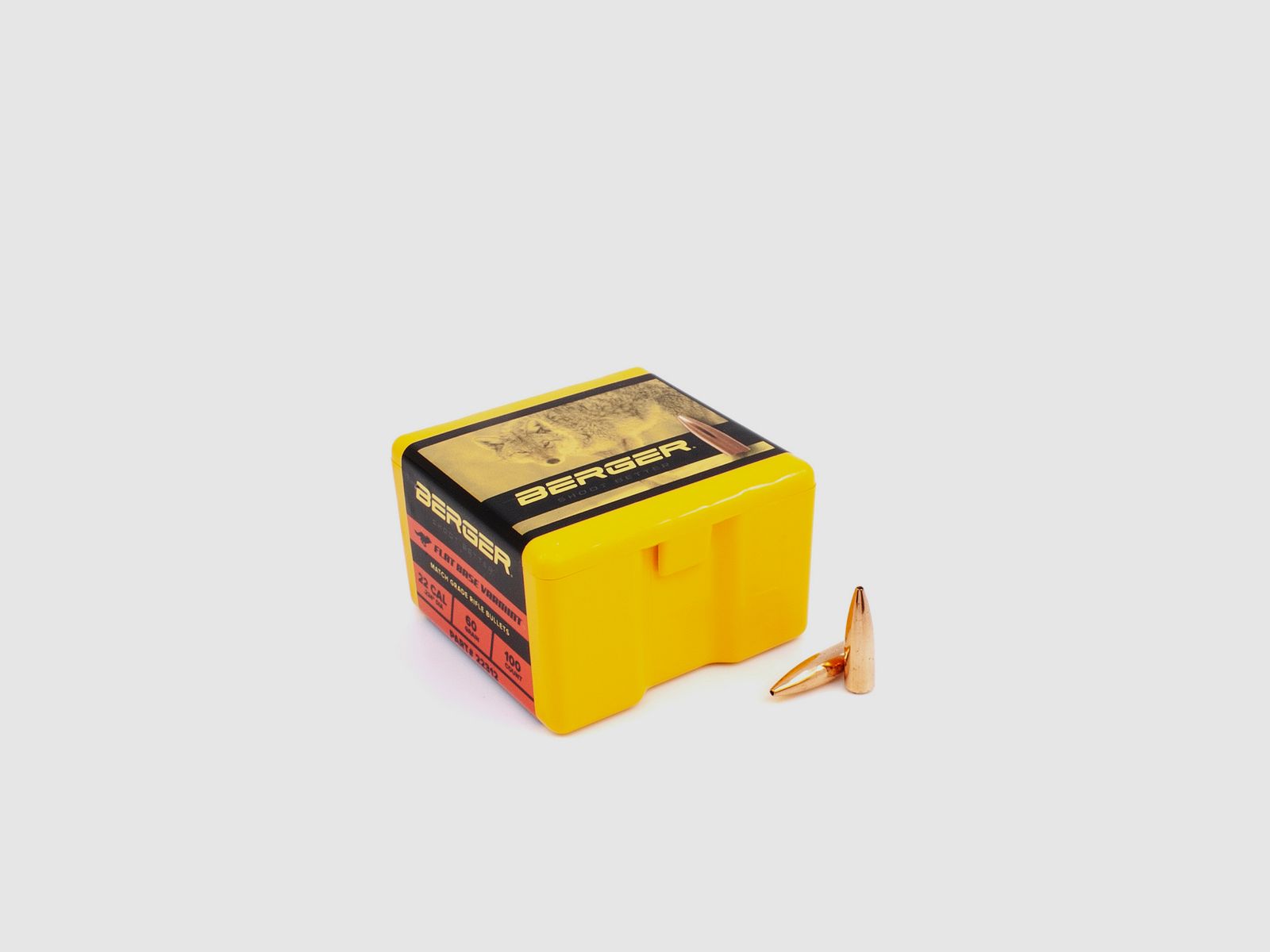 Proiettile Berger .22 FB Varmint 60GR 100 Pezzi