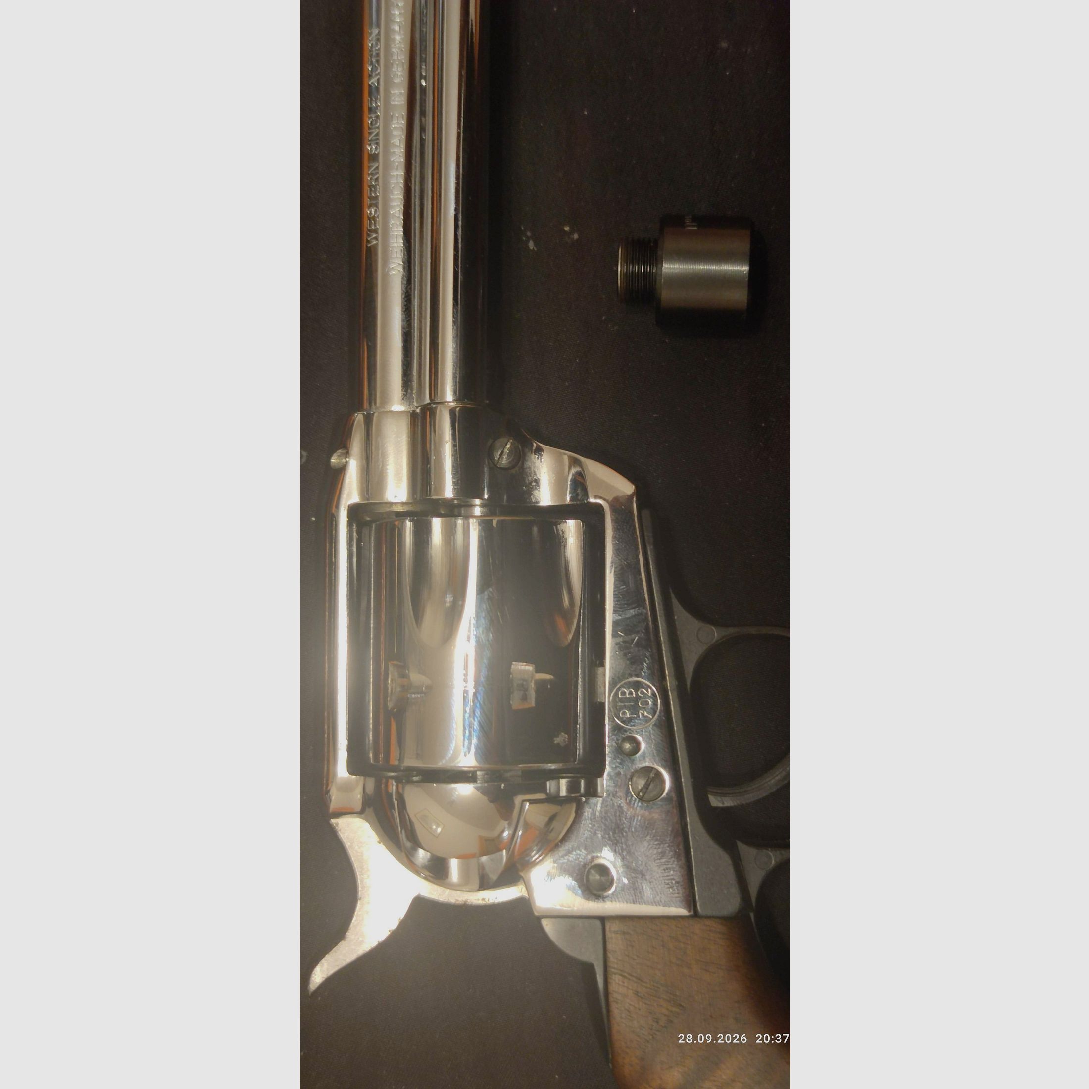 Weihrauch SAA 1873 CHROM PTB 702 9 mm RK  , Bild 6 von 9