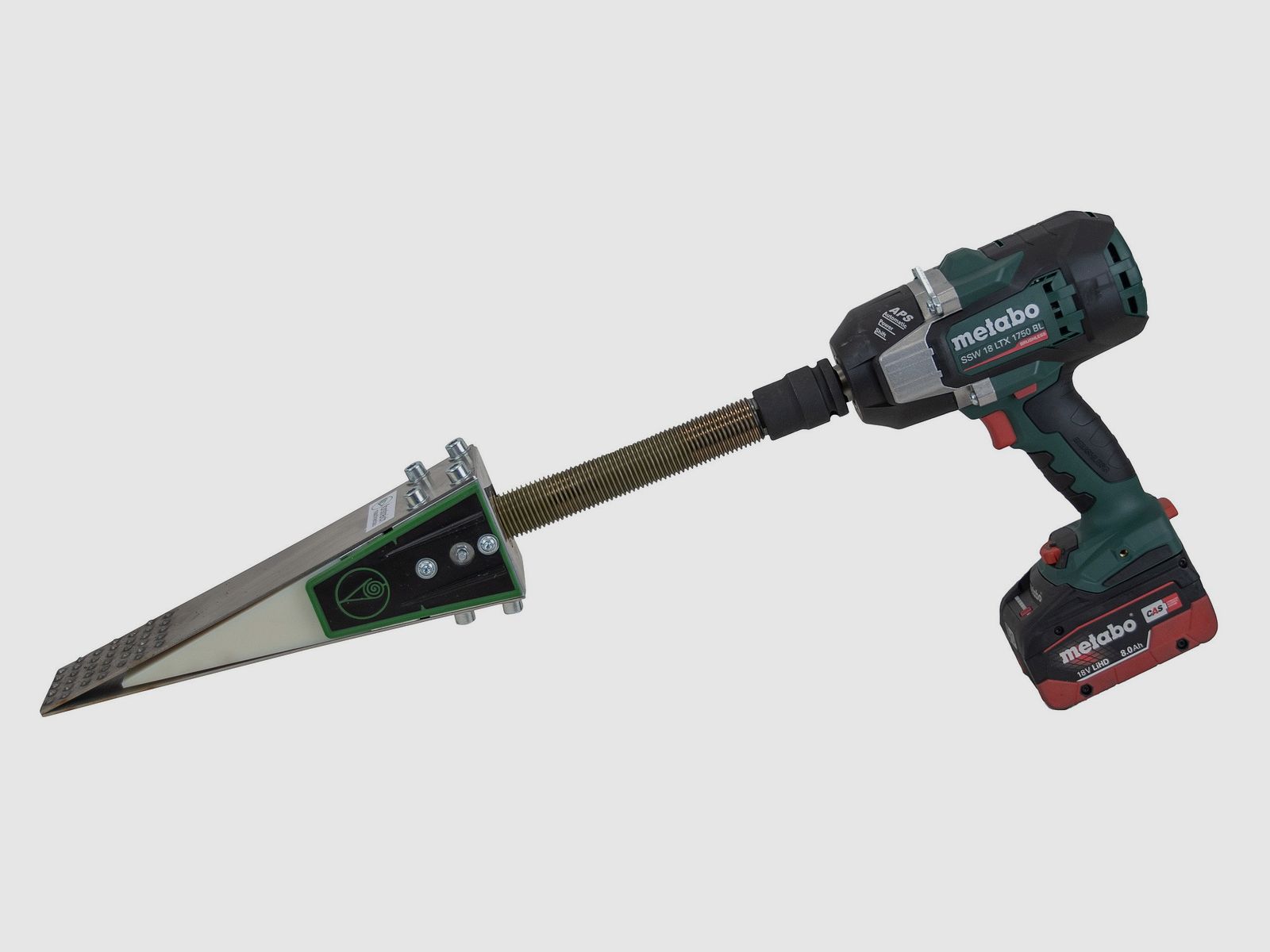 Forstreich Fllkeil-Set TR 30 AQ mit Schlagschrauber Metabo SSW 18 LTX 1750 BL, 2 Akkus 8,0 Ah und Ladegert ASC 290