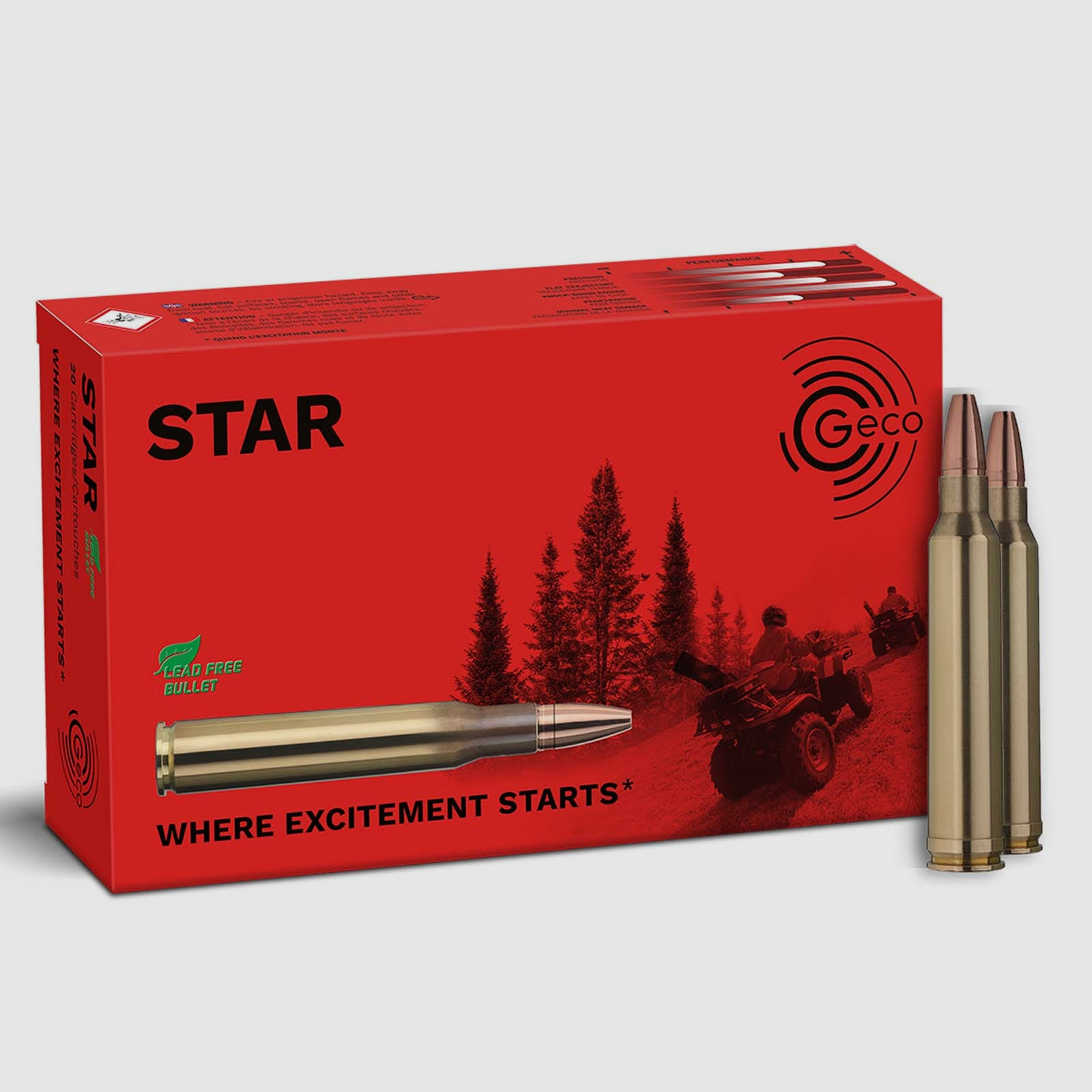 Geco 6,5mmCreedmoor Star 7,8g - 120gr