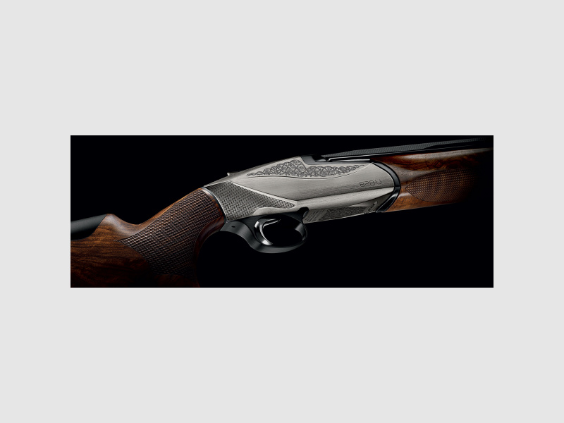 Benelli 828 U Silver hunting weapon / over-and-under shotgun