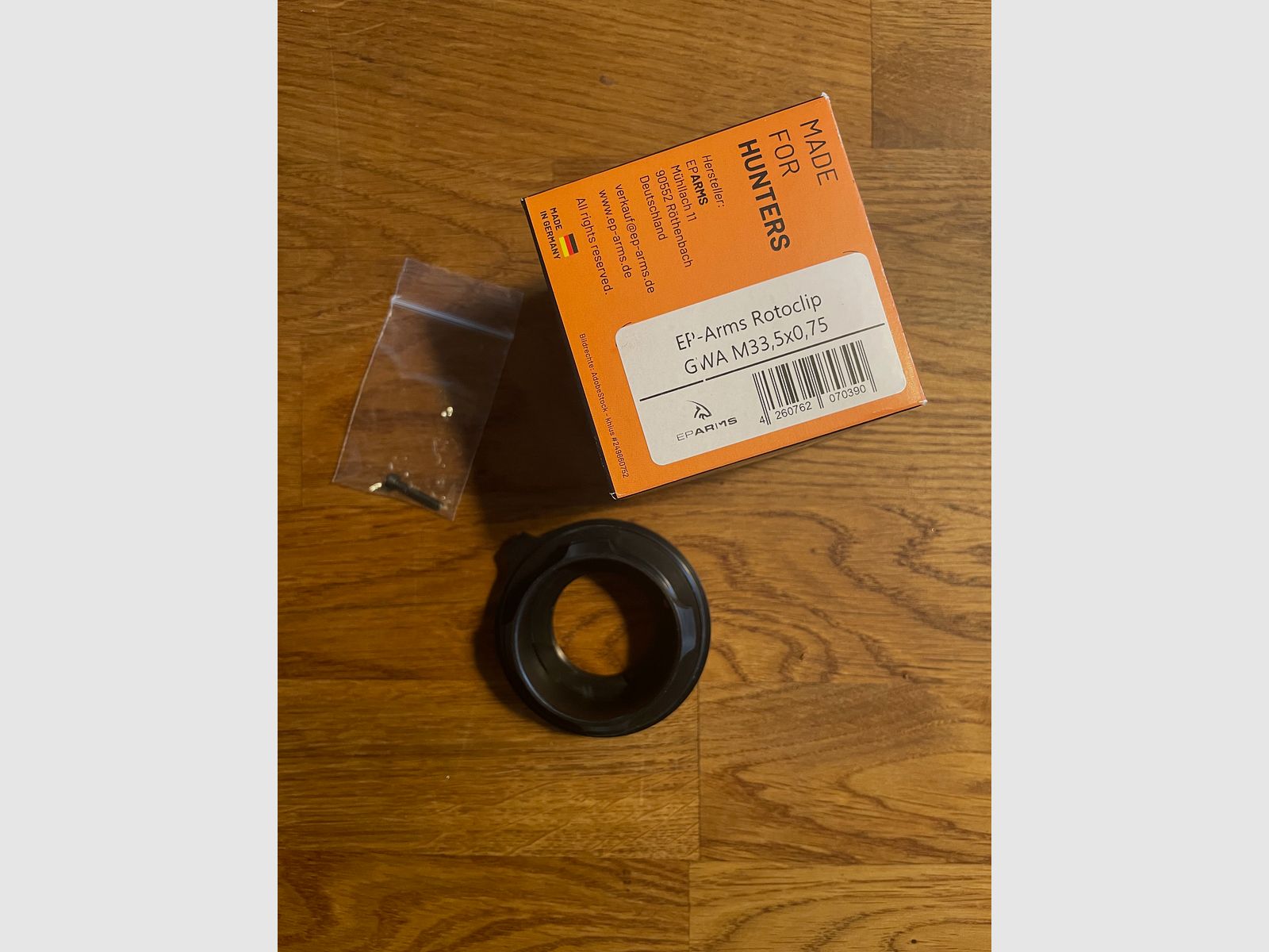 EP Arms Rotoclip adaptador de rosca M33,5 x 0,75