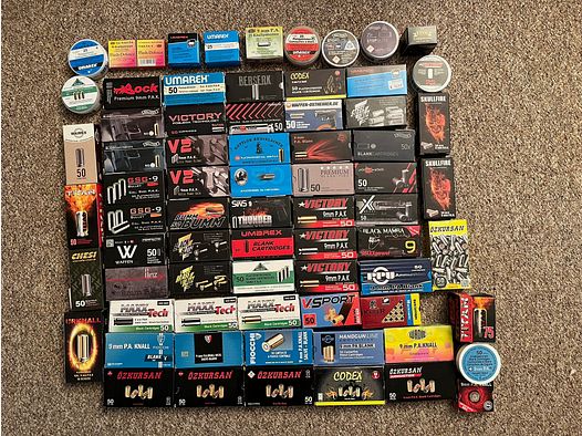 9mm PAK blank cartridge collection