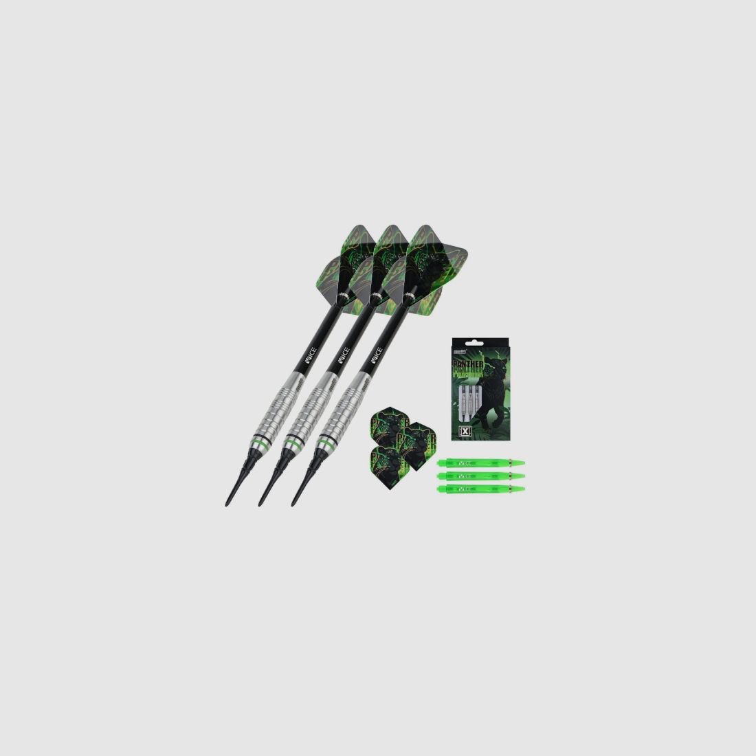ONE80 – Panther-X 80% Soft Darts 18g, afbeelding 1 van 5