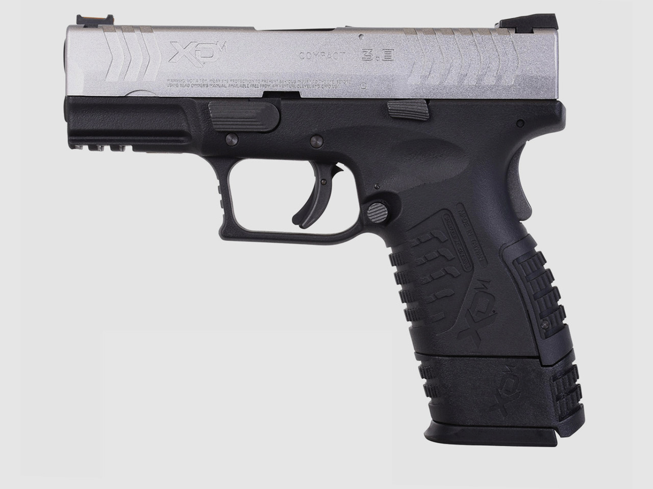 CO2 Pistole Springfield XDM 3.8 Zoll Compact Blowback bicolor Kaliber 4,5 mm BB (P18)