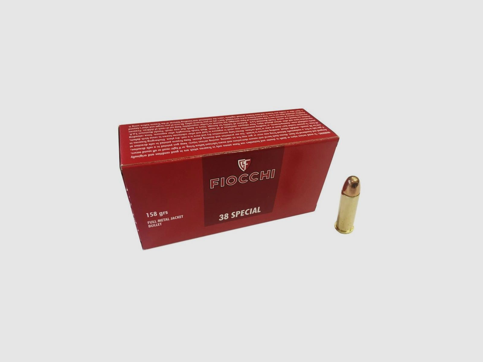 Patronen Kal.38 SPECIAL 158 GR FMJ Packung 50 Stk