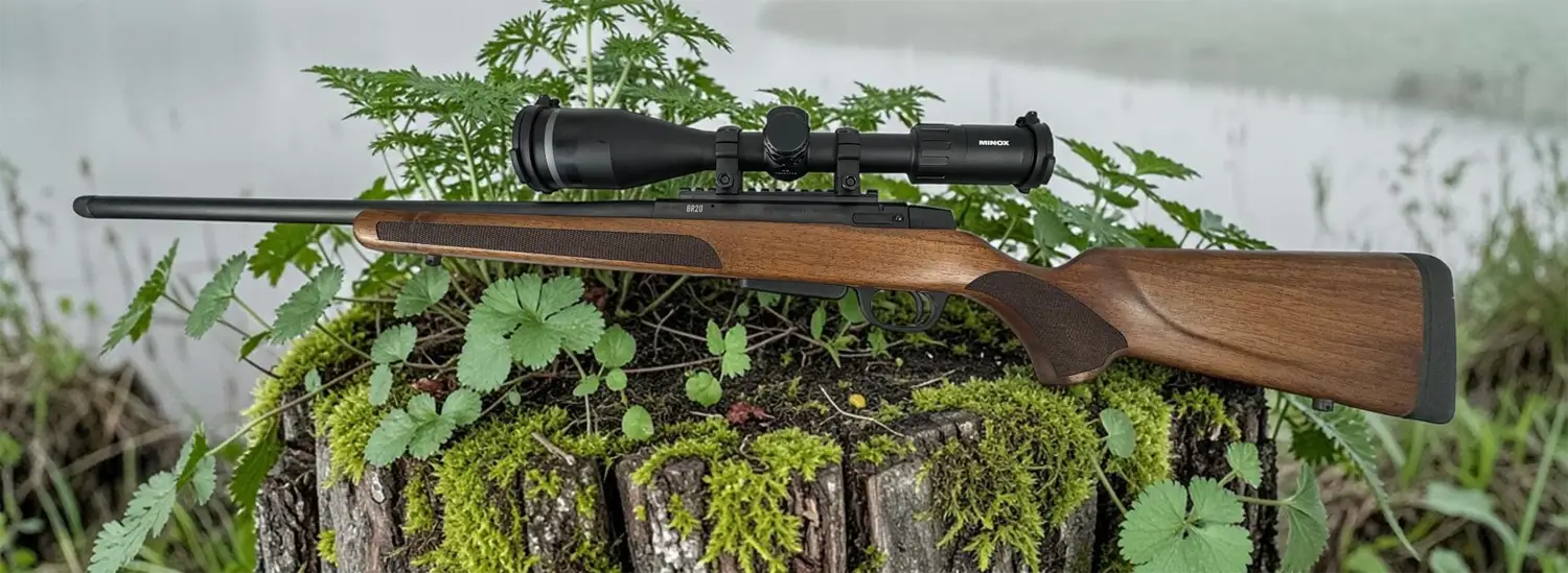 Brenner BR20 Paquete de caza impulsada de nogal .308Win