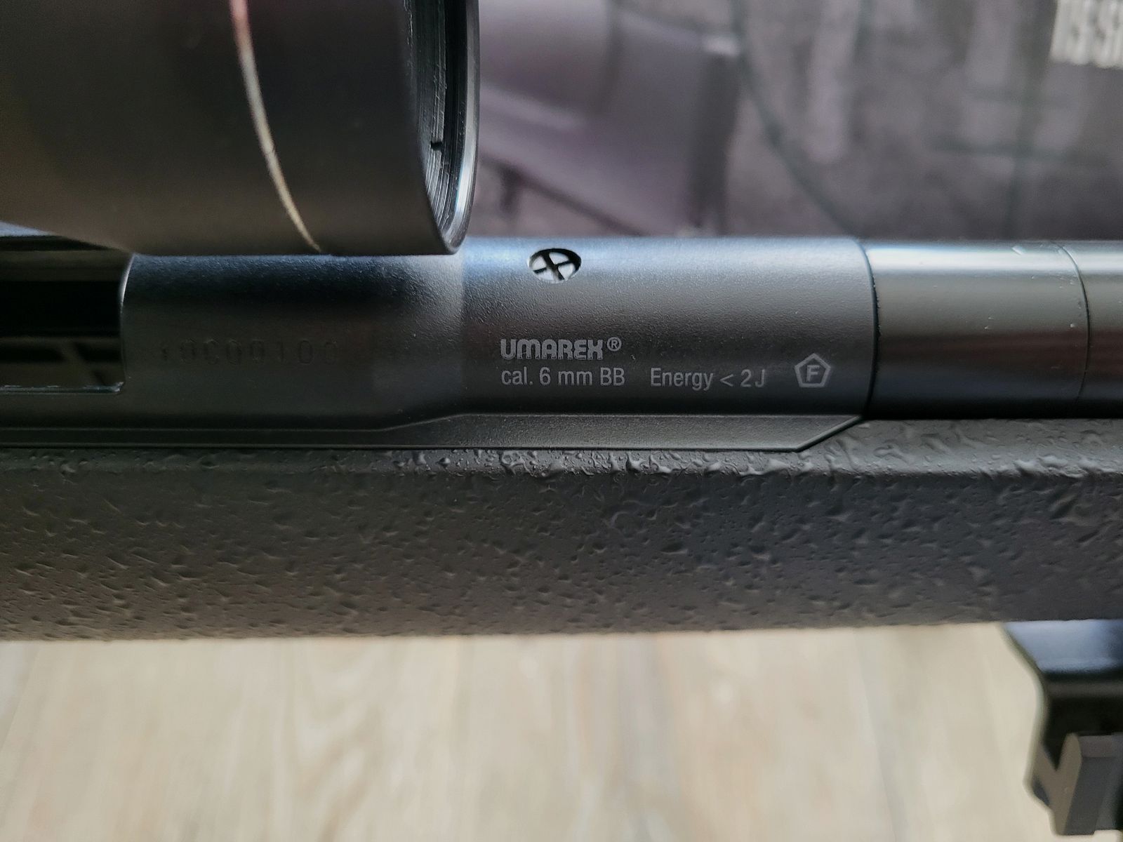 UMAREX Super X-9 Bolt Action Snipergewehr Springer 6mm BB schwarz  Metall Zielfernrohr 4x40 