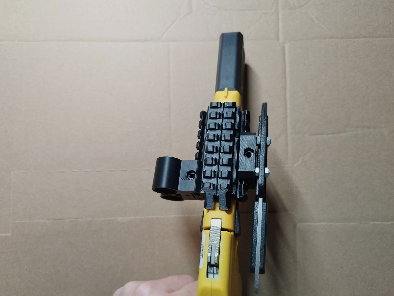 AEA Scuba Ringer MK2 osłona biegowa uchwyt szyn Picatinny rura startowa i kartusz