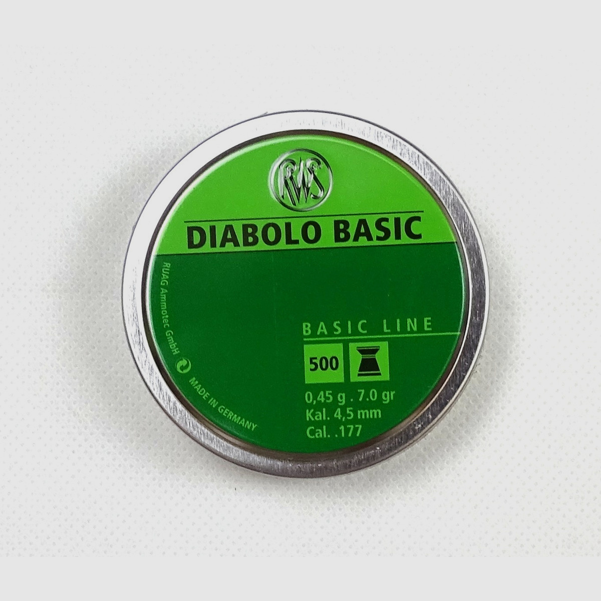 RWS Basic LG Durchmesser 4.50 - 7.0gr - 1 Dose (500 Stück)