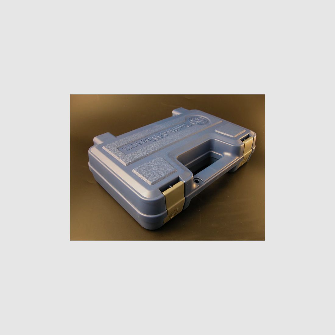 S&W Waffenkoffer für Kurzwaffen bis 6-Zoll, Kunststoff "BLAU" New Generation