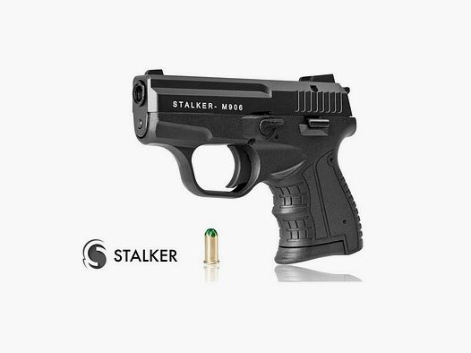 STALKER M906 Schreckschusspistole, schwarz, Kal. bis 6 mm