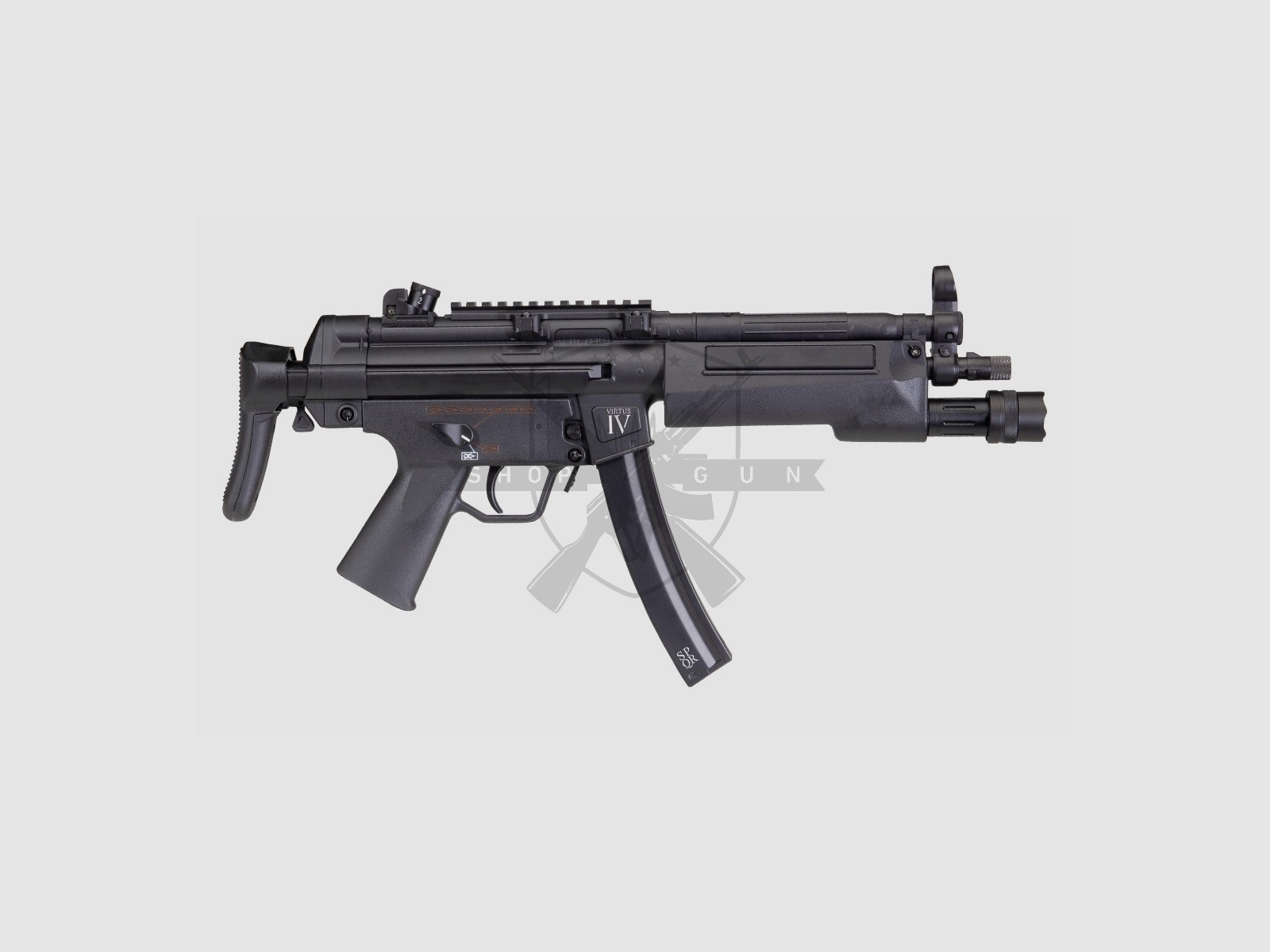 SECUTOR VIRTUS IV M5A3 'Upgraded Oldschool' max. 0,5J AEG, Lampendummy-Handguard