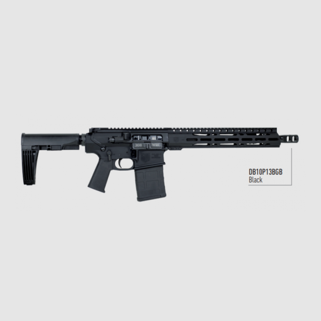 Diamondback, DB10 Tactical, .308 Win, 13.5, 10 colpi, nero