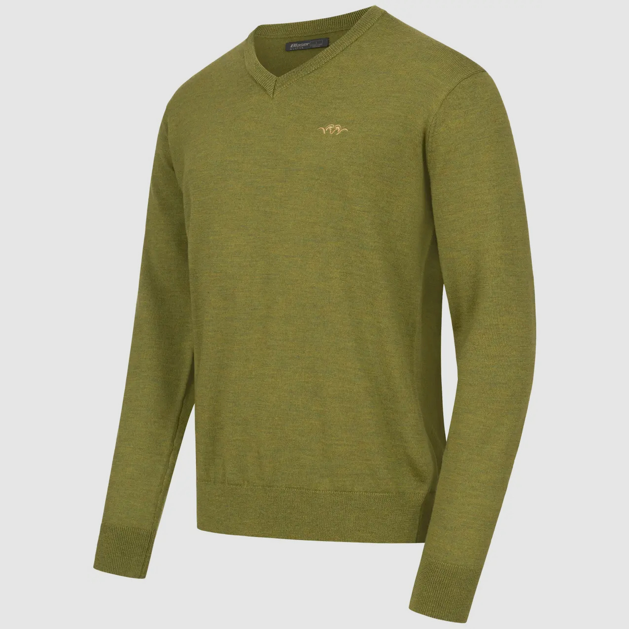 Maglione V-Neck in Merino Blaser