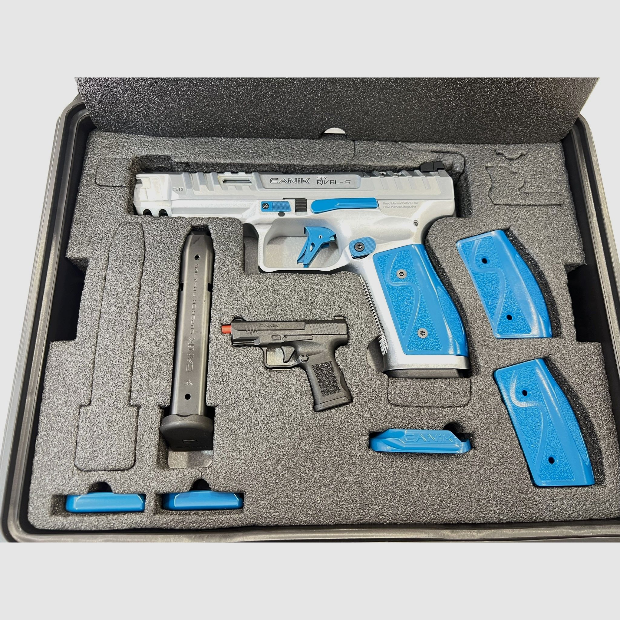 PISTOLE CANIK RIVAL SFX FULL METAL BLAU Kal.9X19, Bild 1 von 2