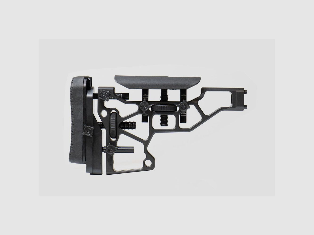 MDT Buttstock – Skeleton Rifle Stock – XTN Interface – SRS-X Elite Short – BLK