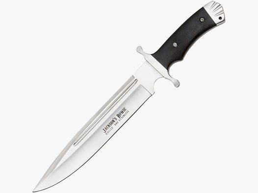 Jacksons Bowie Messer mit Griffschalung aus Pakkaholz