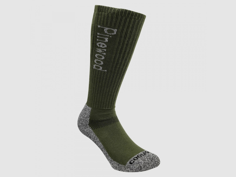 NEU: DOPPELPACK ! PINEWOOD COOLMAX SOCKEN HOCH grün | schnell trocknende Funktionssocke Größe: 37-39