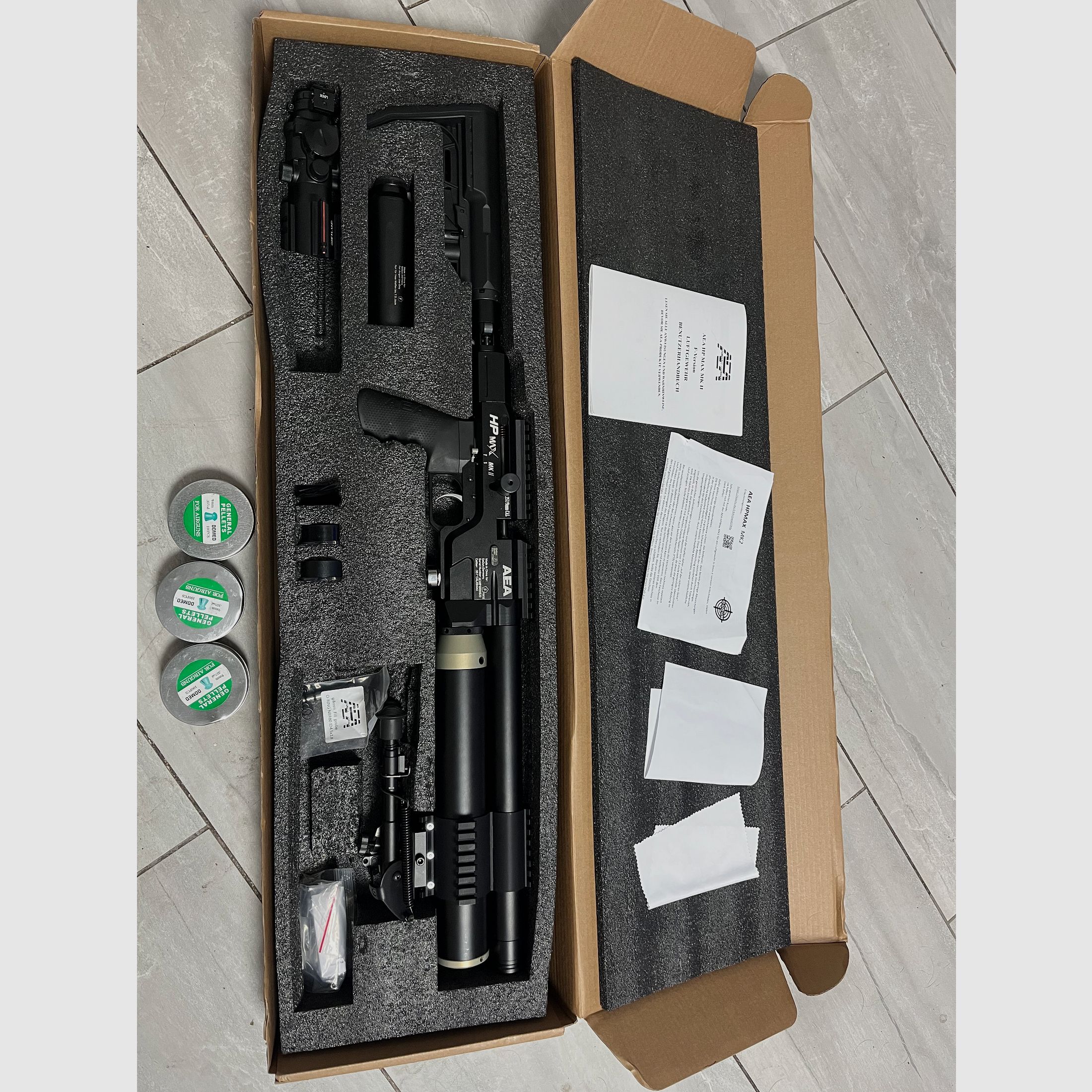 HP Max MK 2 mit viel Zubehör 
